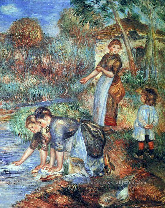 la laveuse des femmes Pierre Auguste Renoir Peintures à l'huile